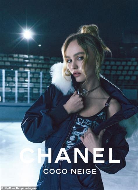 chanel coco neige|chanel lily rose depp.